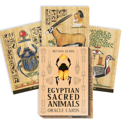 Egyptian Sacred Animals Oracle kortos Lo Scarabeo