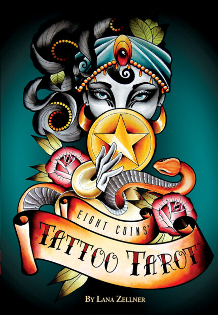 Eight Coins Tattoo Taro kortos US Games Systems