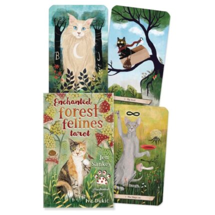 Enchanted Forest Felines Taro kortų kaladė Llewellyn