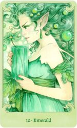 Fairy Gems a crystal Oracle kortų ir knygos rinkinys US Games Systems - Image 2