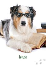 Inspirational kortos Dog Wisdom Blue Angel - Image 2