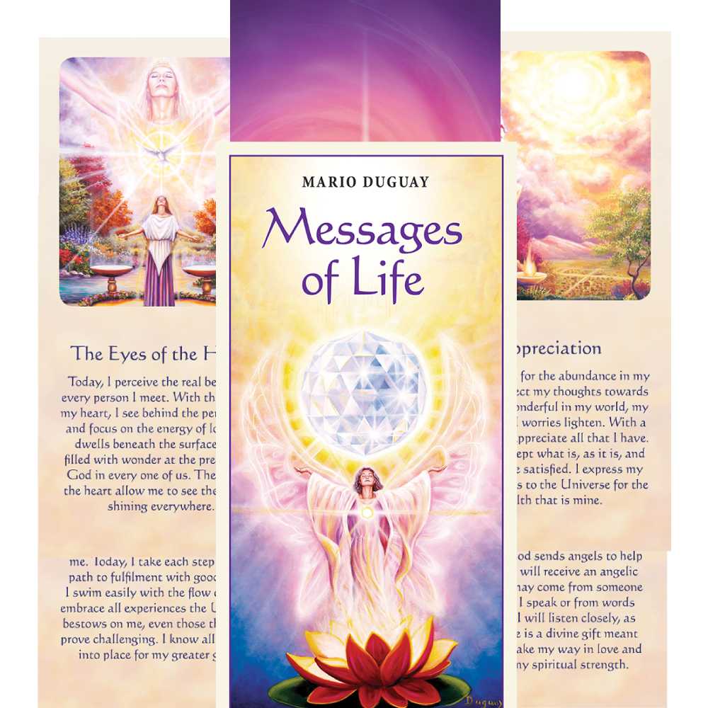 Inspirational-kortos-Messages-of-Life-Blue-Angel Inspirational kortos Messages of Life Blue Angel