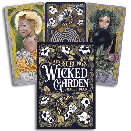 Lady Stirling's Wicked Garden orakulo kortų ir knygos rinkinys US Games Systems