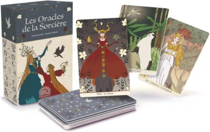 Les Oracles de la Sorcière Orakulo kortos prancūzų kalba Grimaud Cartomancie