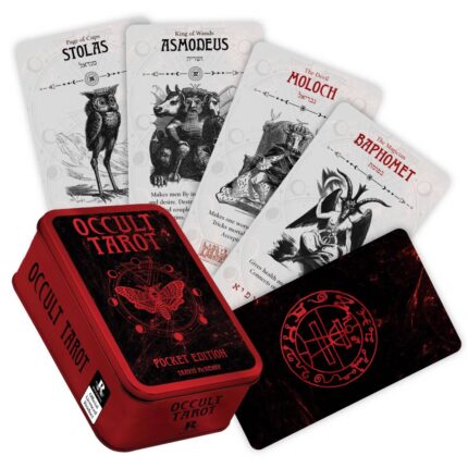 Occult Tarot Pocket kortos metalinėje dėžutėje Rockpool