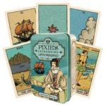 Pixie Astounding Lenormand kortos skardinėjė dėžutėje US Games Systems