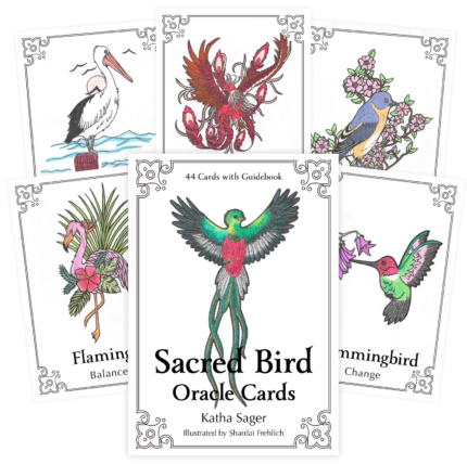 Sacred Bird Oracle kortos Animal Dreaming