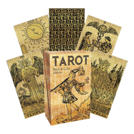 Tarot Black and Gold Edition taro kortos Lo Scarabeo