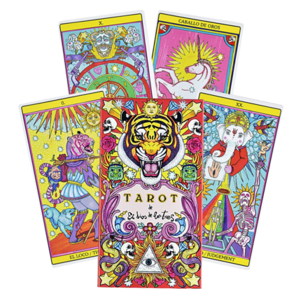 Tarot De El Dios De Los Tres kortos Fournier