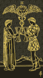 Tarot Gold and Black Edition taro kortos Lo Scarabeo - Image 2