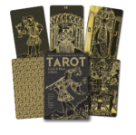 Tarot Gold and Black Edition taro kortos Lo Scarabeo