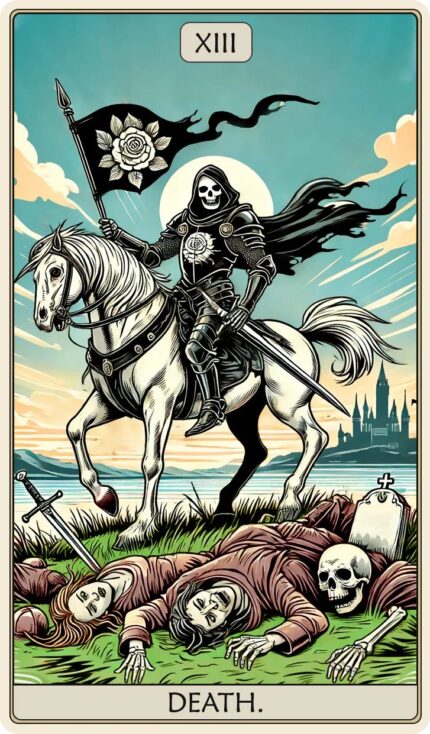 Tarot: The Death Dėlionė Iš Medžio (250 detalių) Fantasy Puzzles