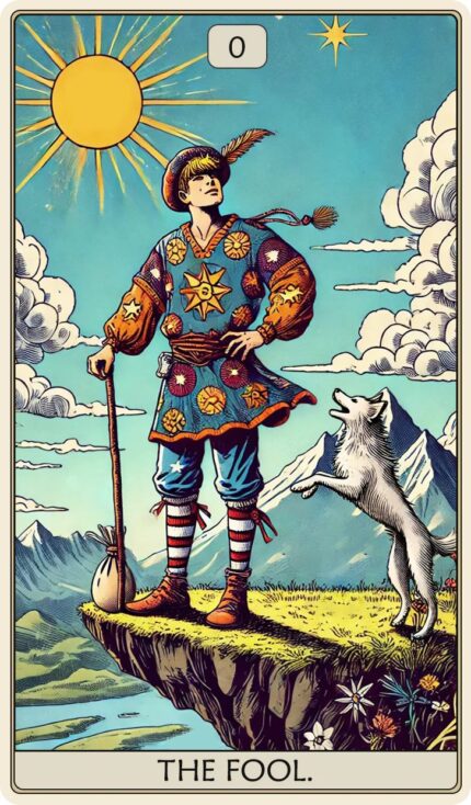 Tarot: The Fool Dėlionė Iš Medžio (250 detalių) Fantasy Puzzles