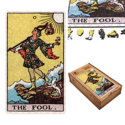 Tarot: The Fool (Rider-Waite) Dėlionė Iš Medžio (250 detalių) Fantasy Puzzles