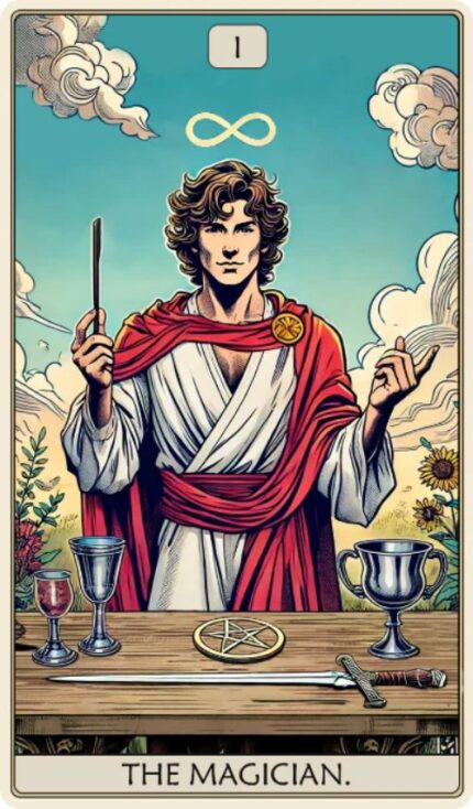 Tarot: The Magician Dėlionė Iš Medžio (250 detalių) Fantasy Puzzles