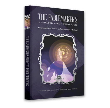 The Fablemaker's Tarot naudojimosi vadovas-knyga Hit Point Press
