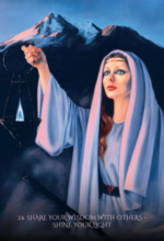 Through the Eyes of the Soul Oracle kortos Blue Angel - Image 4