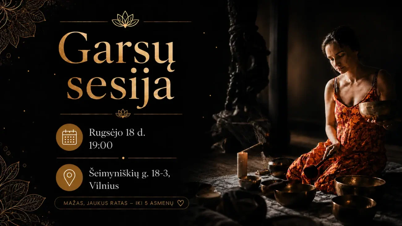 Garsų sesija 09.18 19:00
