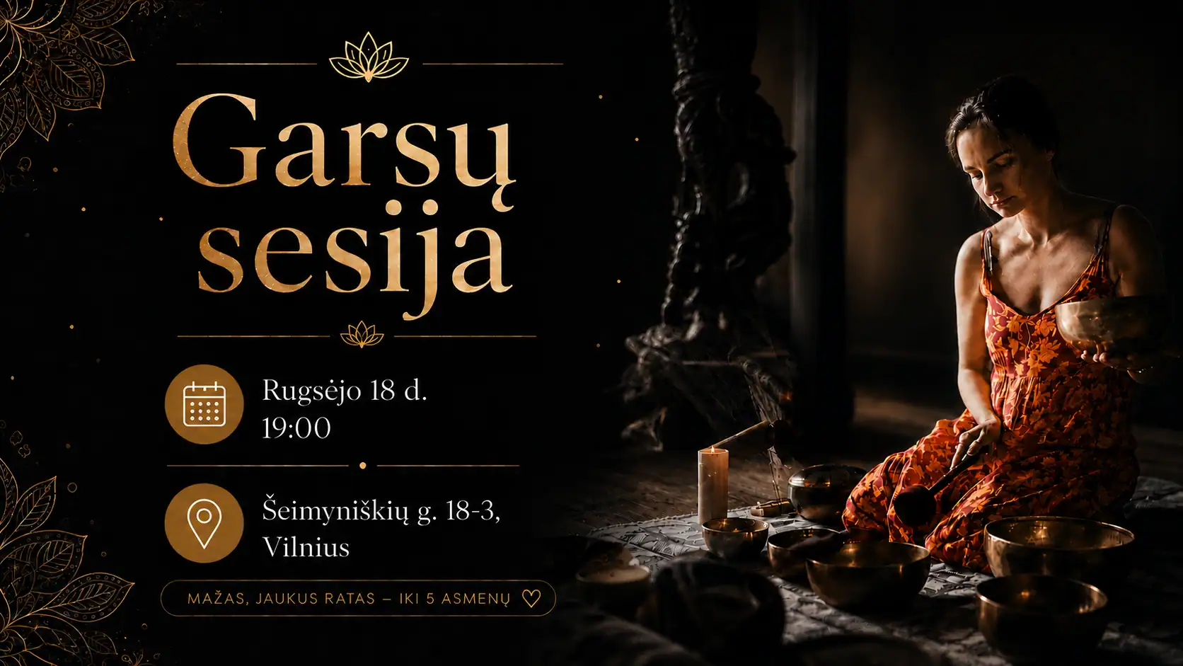 Garsų sesija 09.18 19:00