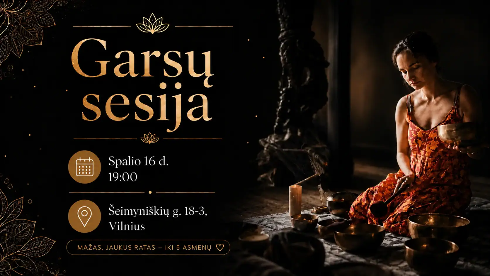 Garsų sesija Vilniuje spalio 16 dieną